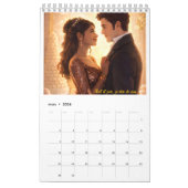 Bridgerton inspired カレンダー (3月 2026)