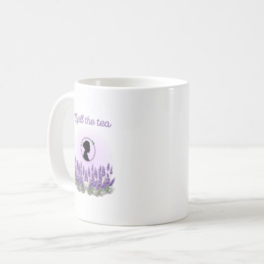 Bridgerton inspired mug コーヒーマグカップ (正面左)