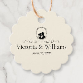 Bridgerton Inspired Regency Society Favor Tag フェイバータグ