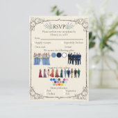 Bridgerton Inspired Regency Society RSVP All-in-On (スタンド正面)