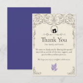 Bridgerton Inspired Regency Society Thank You サンキューカード (正面/裏面)