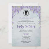 Bridgerton Inspired Spill The Tea Birthday  招待状 (正面)