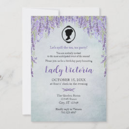 Bridgerton Inspired Spill The Tea Birthday  招待状