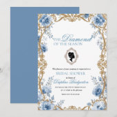 Bridgerton The diamond of the season bridal shower 招待状 (正面/裏面)