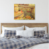 Bridges Across Seine, Asnieres by Vincent van ゴッホ キャンバスプリント (インサイチュ (寝室))