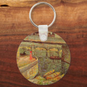 Bridges Across Seine, Asnieres by Vincent van ゴッホ キーホルダー (正面)