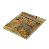 Bridges Across Seine, Asnieres by Vincent van ゴッホ タイル (側面)