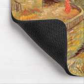 Bridges Across Seine, Asnieres by Vincent van Gogh マウスパッド (コーナー)