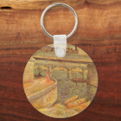 Bridges Across the Seine by Vincent van Gogh キーホルダー (正面)