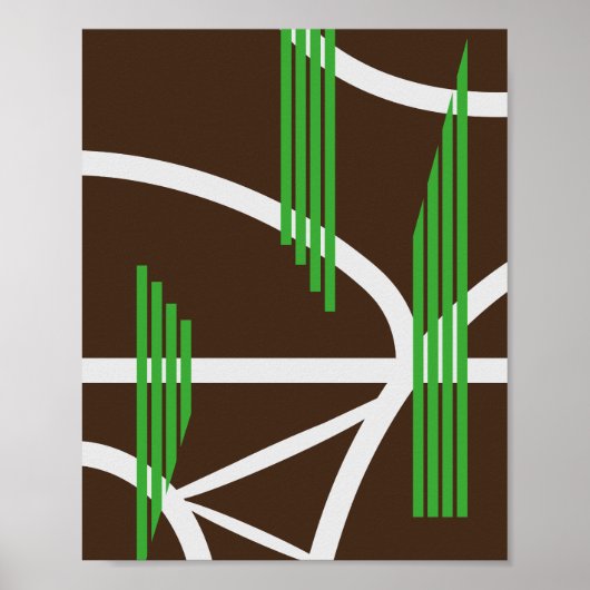 Bridges and Pathways in Abstract Form ポスター (正面)