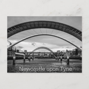 Bridges over the River Tyne, Newcastleはがき ポストカード