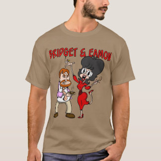 Bridget and Eamon RTE Irishelevision Cartoon Chara Tシャツ