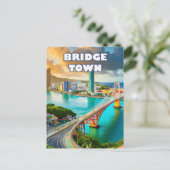 Bridgetown, jewel of the Caribbean ポストカード (スタンド正面)