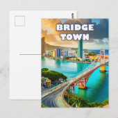 Bridgetown, jewel of the Caribbean ポストカード (正面/裏面)