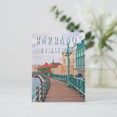 Bridgetown : plages de sable blanc et architecture ポストカード (スタンド正面)