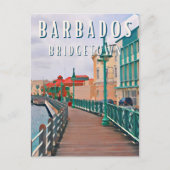 Bridgetown : plages de sable blanc et architecture ポストカード (正面)