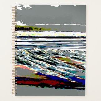 Bridgewater N.S. Riser's Beach Abstract print art プランナー手帳