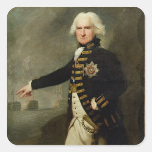Bridport (1727-1814年の) c.1795 (cの油海軍大将主 スクエアシール