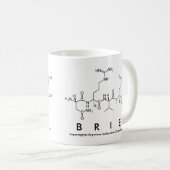 BRIEペプチド名mag コーヒーマグカップ (正面右)