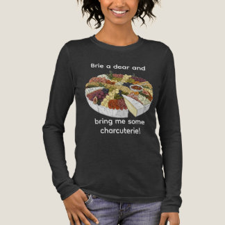 "Brie a Dear" Funny Charcuterie トライブレンドＴシャツ