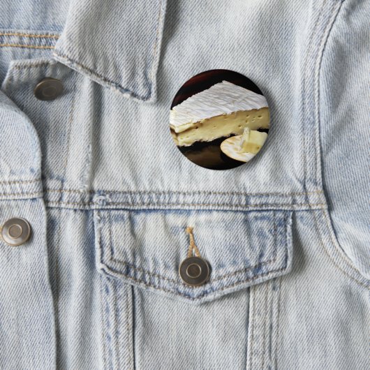 Brie De Meux Cheese 缶バッジ (インサイチュ)