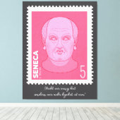 Briefmarke Seneca -   キャンバスプリント (インサイチュ (ウッドフロア))