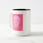 Briefmarke Seneca -   ツートーンマグカップ (正面左)