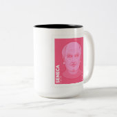 Briefmarke Seneca -   ツートーンマグカップ (正面右)