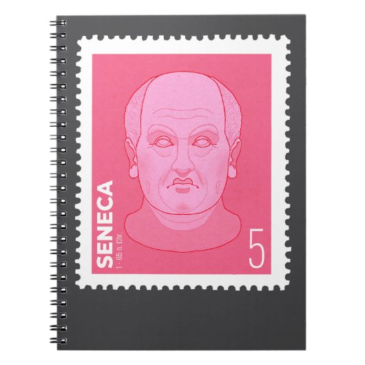 Briefmarke Seneca -   ノートブック (正面)