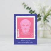 Briefmarke Seneca -   ポストカード (スタンド正面)