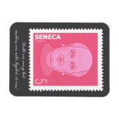 Briefmarke Seneca -   マグネット (横)
