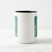 Briefmarke Sokrates -   ツートーンマグカップ (中央)