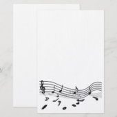 Briefpapier für Musikfreunde 便箋 (正面/裏面)