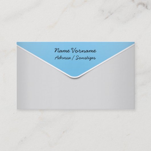 Briefumschlag 名刺 (正面)