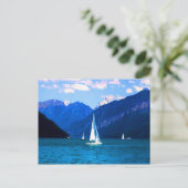 brienzの平和喜びのおもしろいそしてスイス連邦共和国幸せな湖 シーズンポストカード (スタンド正面)