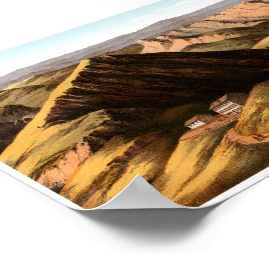 BRIENZER ROTHORN Swiss Alps 360° Panorama ポスター (角)