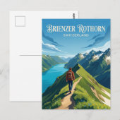 Brienzer Rothorn Switzerland ポストカード (正面/裏面)