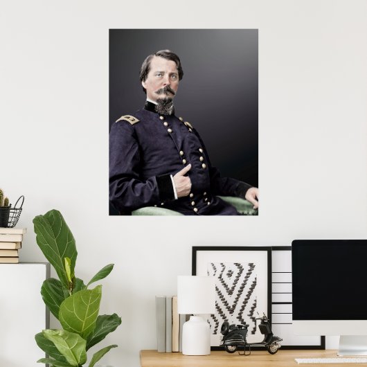 Brig. General Winfield Hancock ポスター (ホームオフィス)