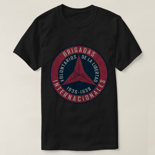 Brigadas Internacionales 1936 - 1939 Tシャツ (デザイン正面)