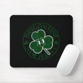 Brigantine New Jersey Irish Shamrock Nj Retro Souv マウスパッド (マウス)
