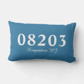 Brigantine NJ 08203枕、ビーチ引っ越し祝いパーティー ランバークッション (裏面)