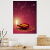 Brigful Diwali – ポスタープリント ポスター (キッチン)