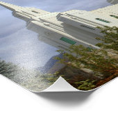 Brigham CIty Utah LDS、モルモン寺 フォトプリント (角)