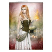 Brighidの挨拶またはメッセージカード