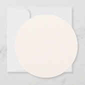 & Brightはっきりした明るい赤紫色ピンクフローラ日付を保存 セーブザデート (裏面)