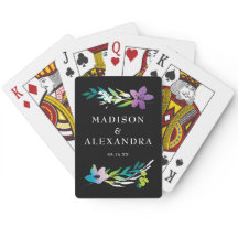 Brightフローラ結婚の名前と日付トランプ