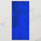 Bright エレガント Blue Silverのメ結婚ニュー・カード メニュー (裏面)