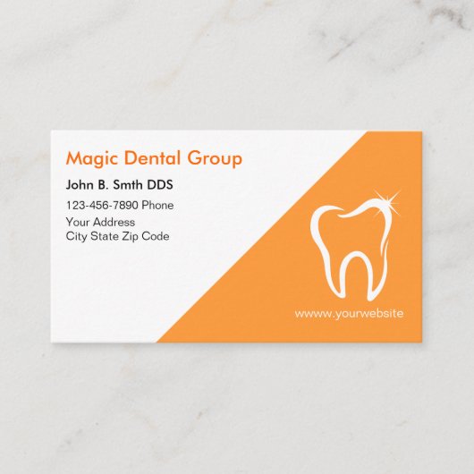 Bright モダン Terdate Business Card 名刺 (正面)