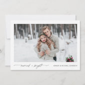 Bright 結婚した Photo QRコード結婚発表 シーズンカード (正面)