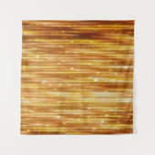 Bright abstract golden background with glitter タペストリー (正面(横))